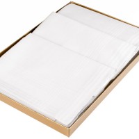 Mouchoirs damassés "Blanche" (x3)